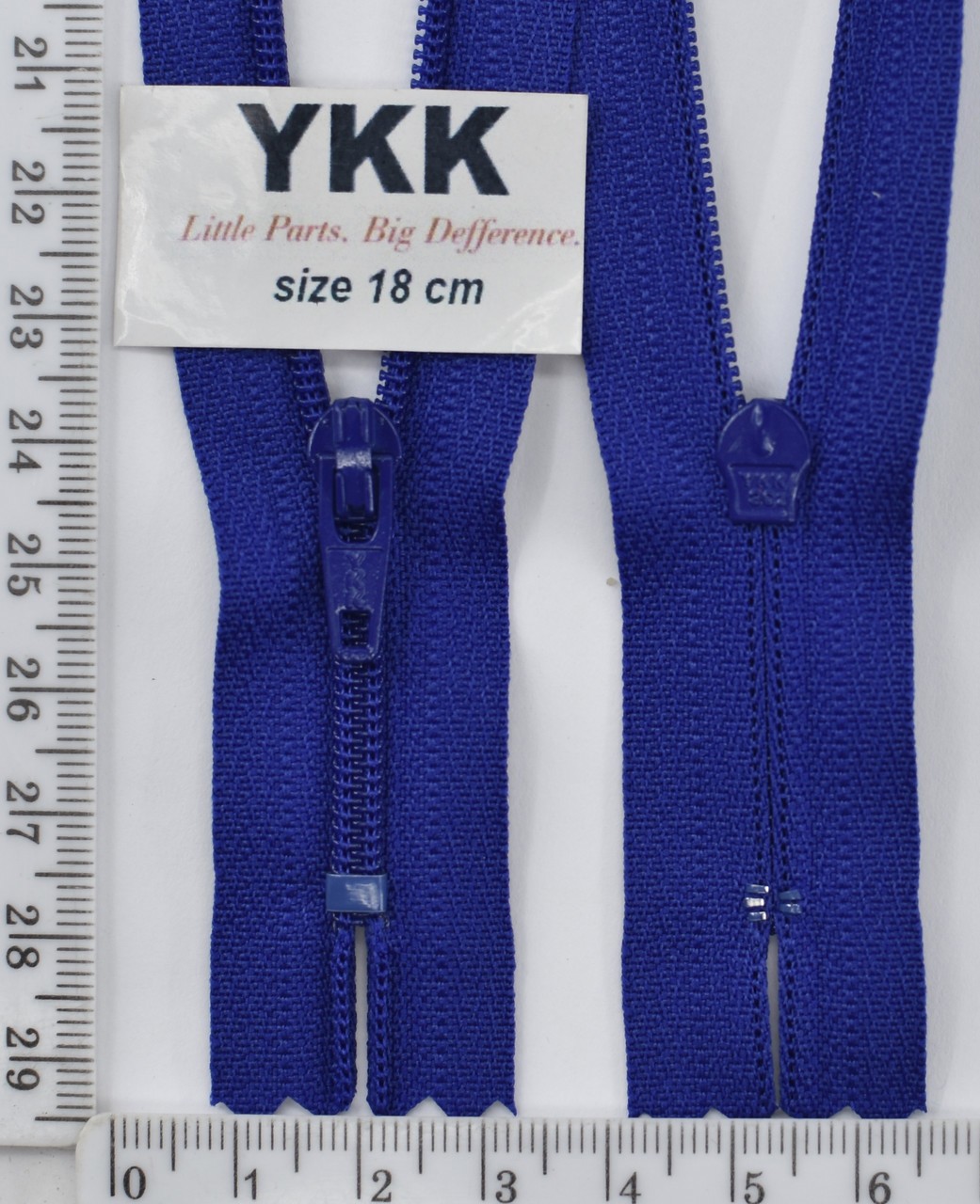 Блискавка спіраль №3 YKK Японія 18см (220) синій