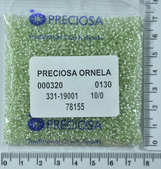Бісер PRECIOSA №10 / 0 блискучий №78155 пакет 50 грам