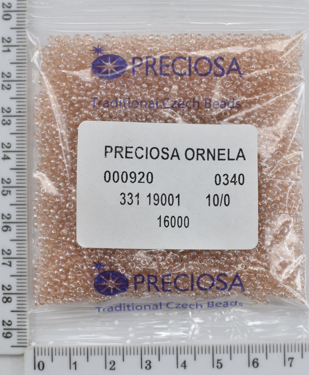 Бісер PRECIOSA №10 / 0 прозо-перлам №16000 пакет 50 грам