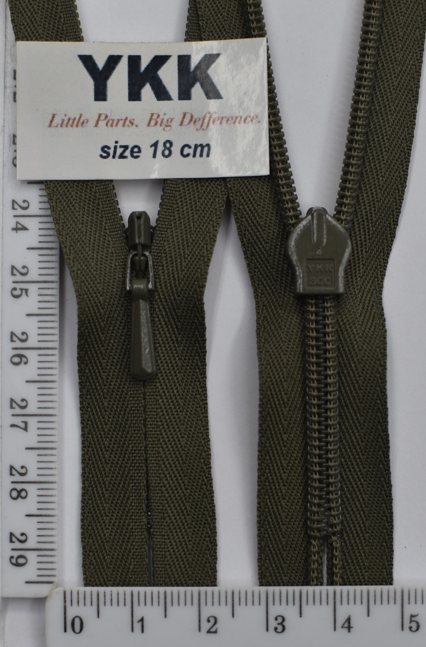 Блискавка спіраль №3 YKK Японія потайна хб 18см (096)