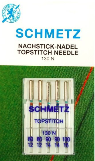 Голки для отстрачіванія Topstitch асорті SCHMETZ Німеччина побут шв маш