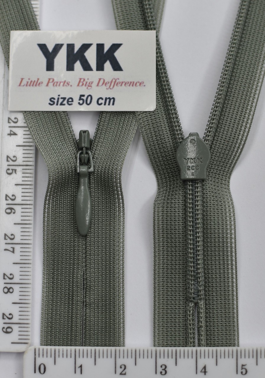 Блискавка спіраль №2 YKK Японія потайна нейлон 50см ( 562 )