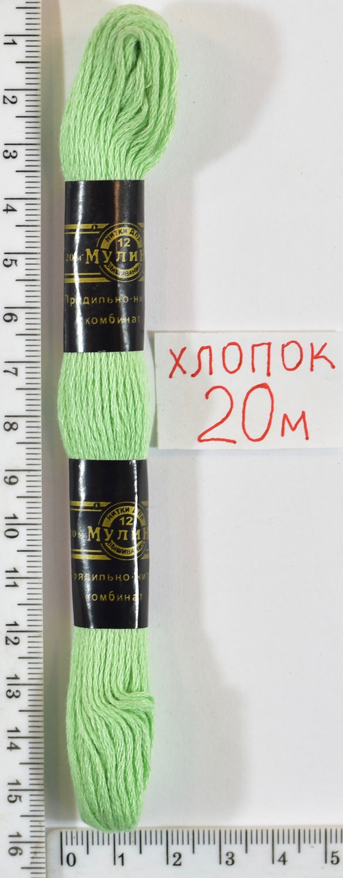 Муліне бавовна 20м (4105) фісташ