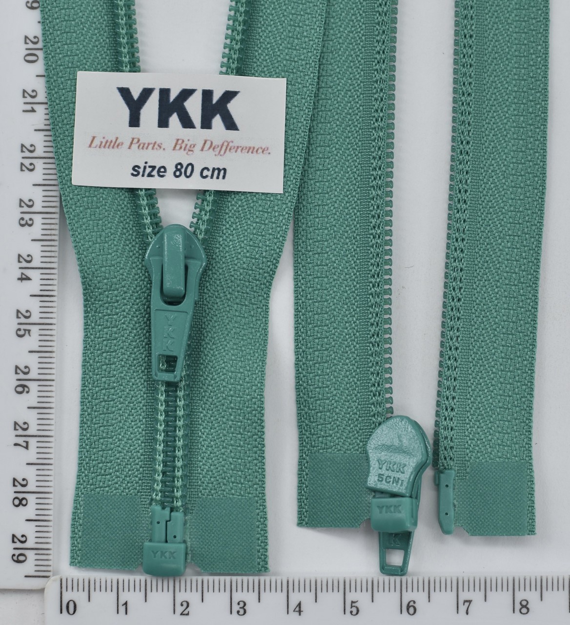 Блискавка спіраль №5 YKK Японія разьемний 80см (826) т салат