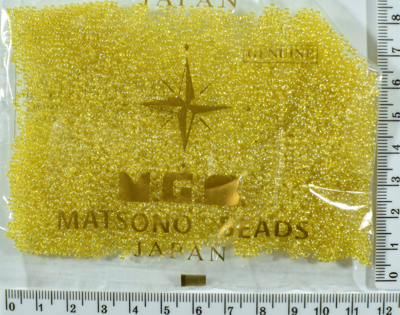 Бісер №11 / 0 "MATSUNO" -Японія (50гр) №839 прозо жовта