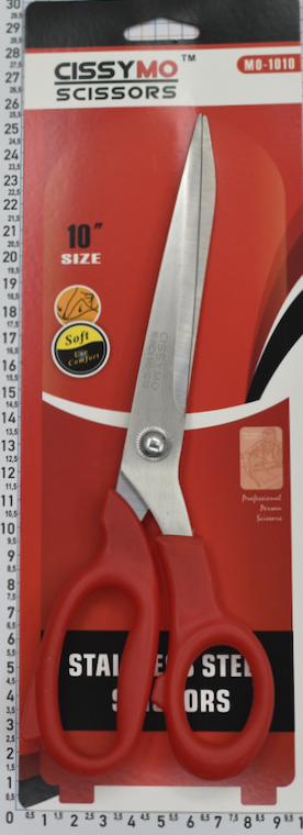 Ножиці "Golden Phoenix" №10 довжина 250мм червоні