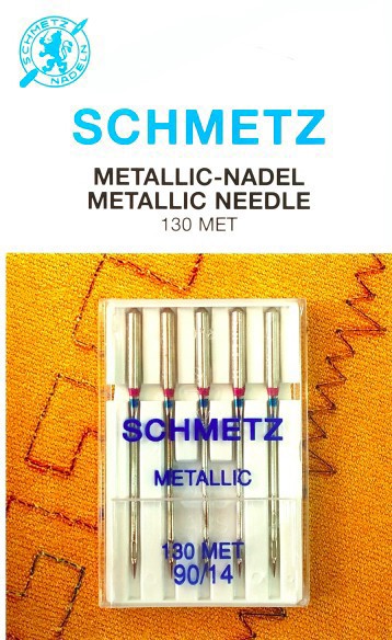 Голка для металізованих ниток Metallic № 90 SCHMETZ Німеччина побут шв маш