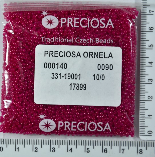 Бісер PRECIOSA №10 / 0 мат-блискучий №17899 пакет 50 грам