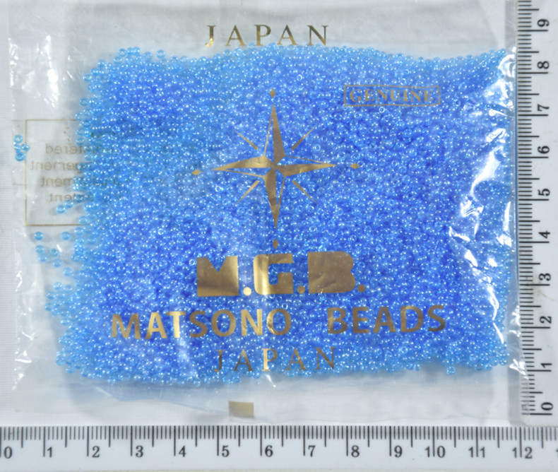 Бісер №11 / 0 "MATSUNO" -Японія (50гр) №516 прозо голуб