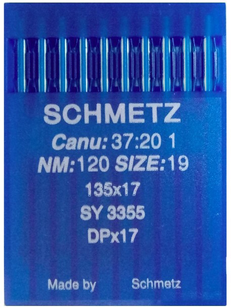 Голки DРX17 № 120 для безпосадкових пром шв машин SCHMETZ Німеччина