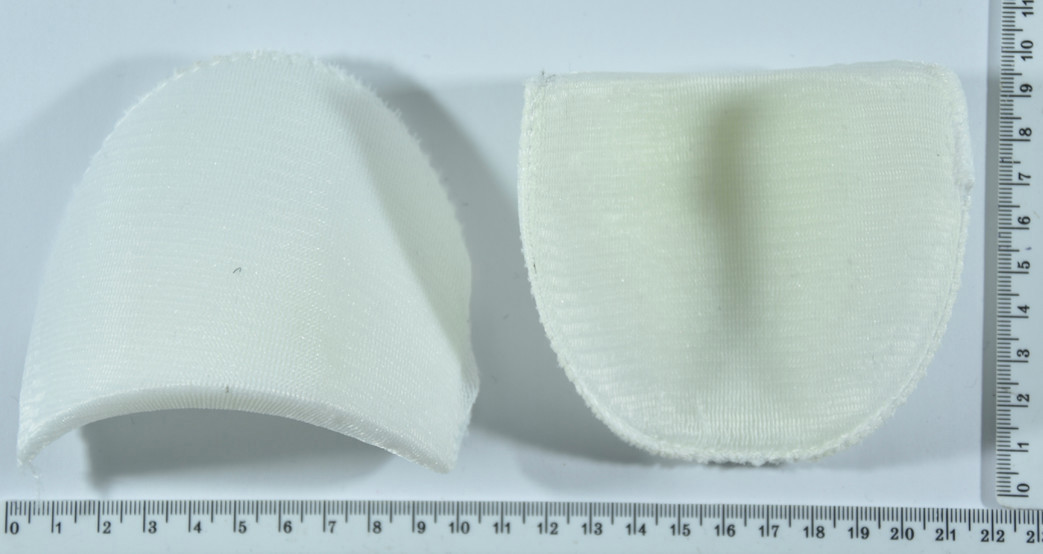 Підплічники щільні дрібні маленькі ( 1/2 "= 12мм)  білий (2)