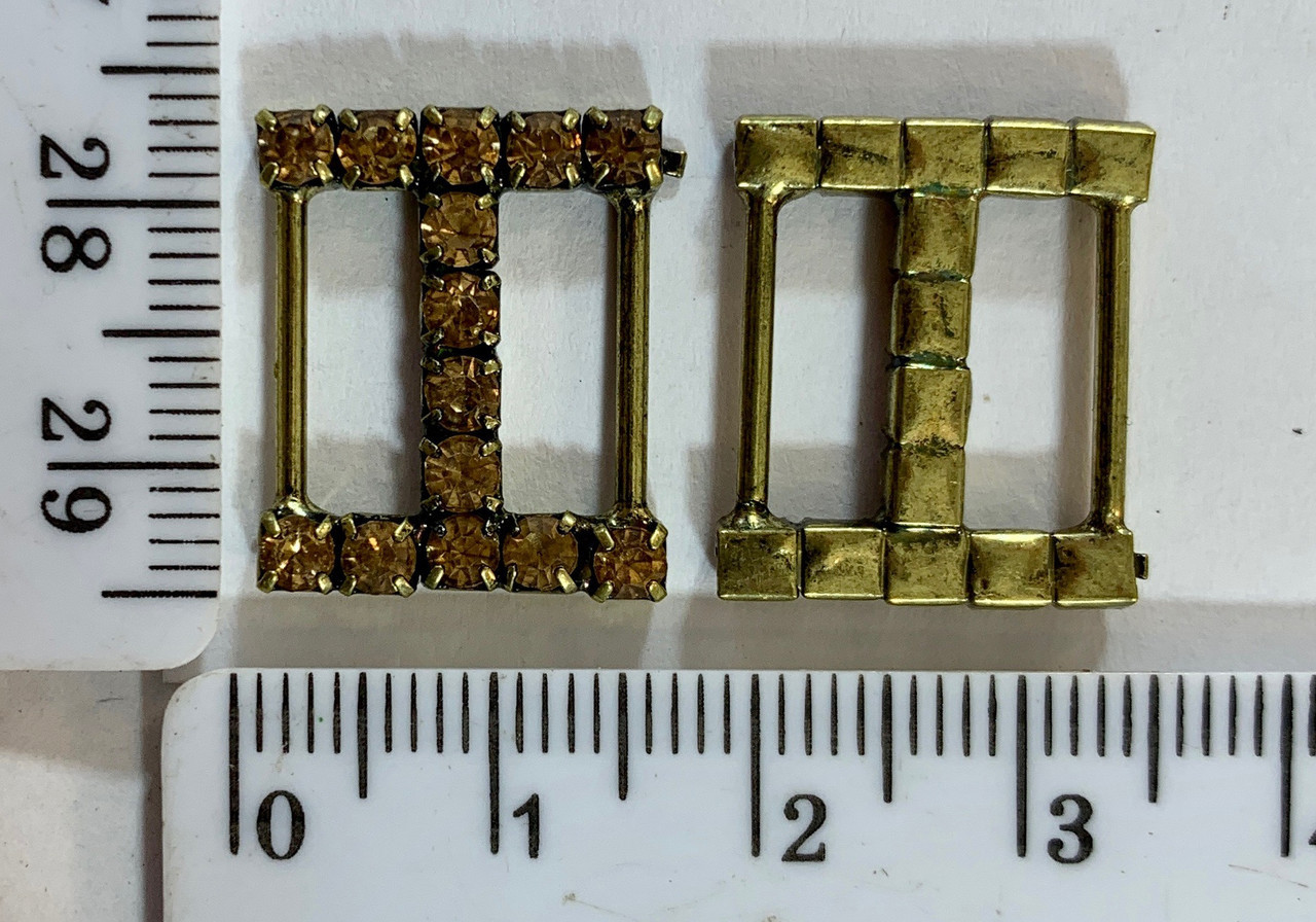 Пряжка перетяжка під тасьму шир 1,2 см оксид