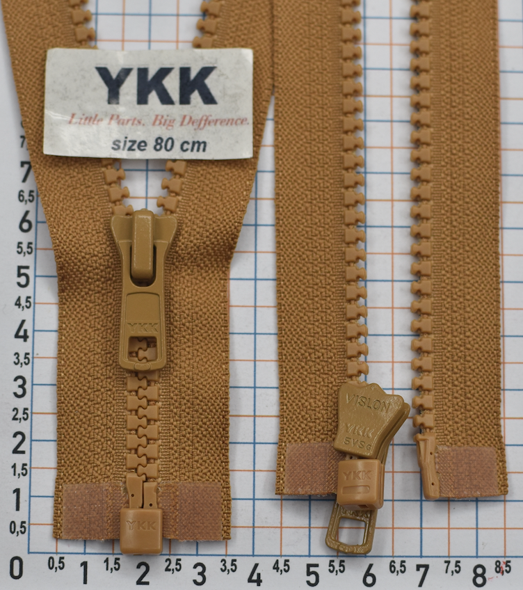 Блискавка 80см трактор №5 YKK Японія VSOR-56-DA-E -508 золото