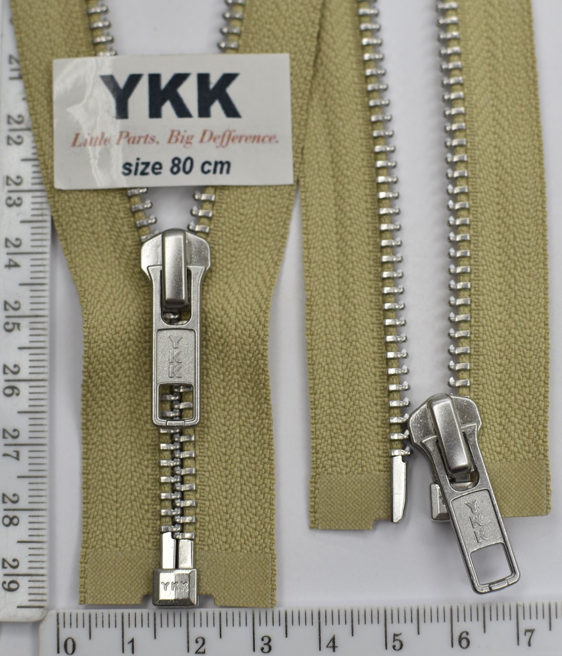 Блискавка 80см метал алюм № 5 YKK Японія 